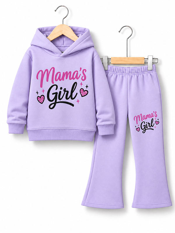 Girls Mama's Girl Lilac Tracksuit Set